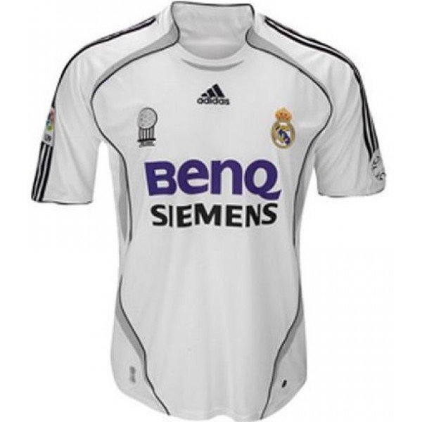 Camisa retro Adidas Real Madrid 2006 2007 I jogador 